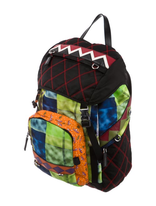 Prada Printed Tessuto Backpack