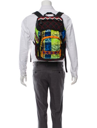 Prada Printed Tessuto Backpack