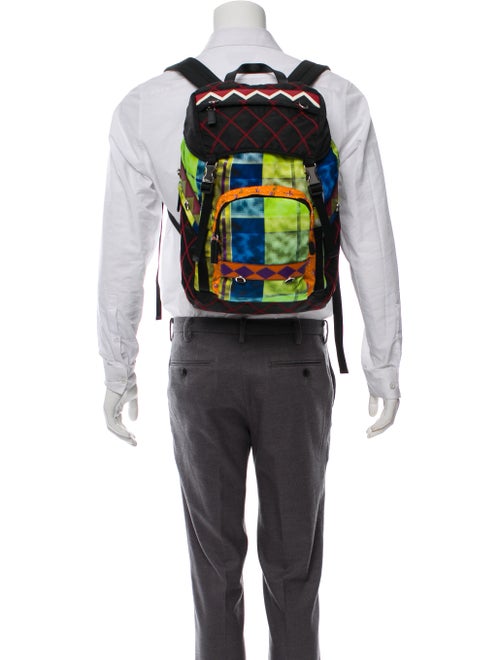 Prada Printed Tessuto Backpack