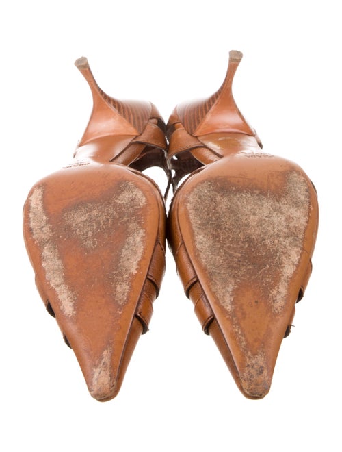 Prada Pointed-Toe T-Strap Pumps