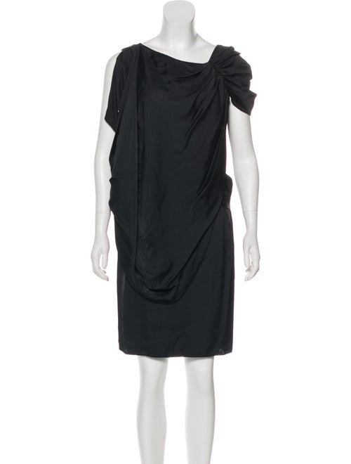 Prada Draped Satin Dress