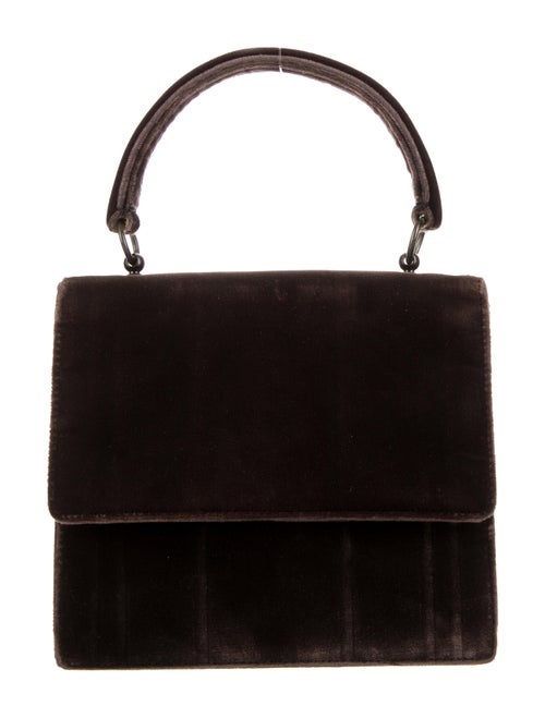 Prada Small Velvet Top Handle Bag