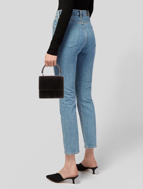 Prada Small Velvet Top Handle Bag