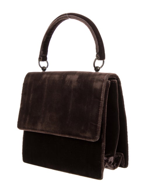 Prada Small Velvet Top Handle Bag