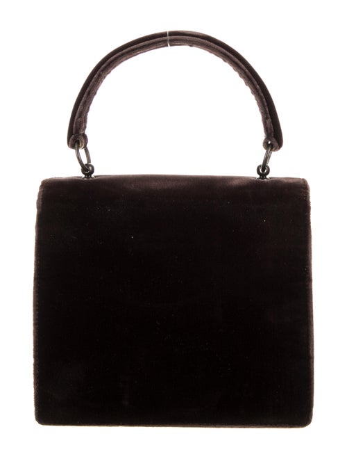 Prada Small Velvet Top Handle Bag