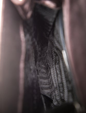 Prada Small Velvet Top Handle Bag