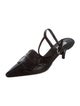 Leather Pointed-Toe Pumps image 2