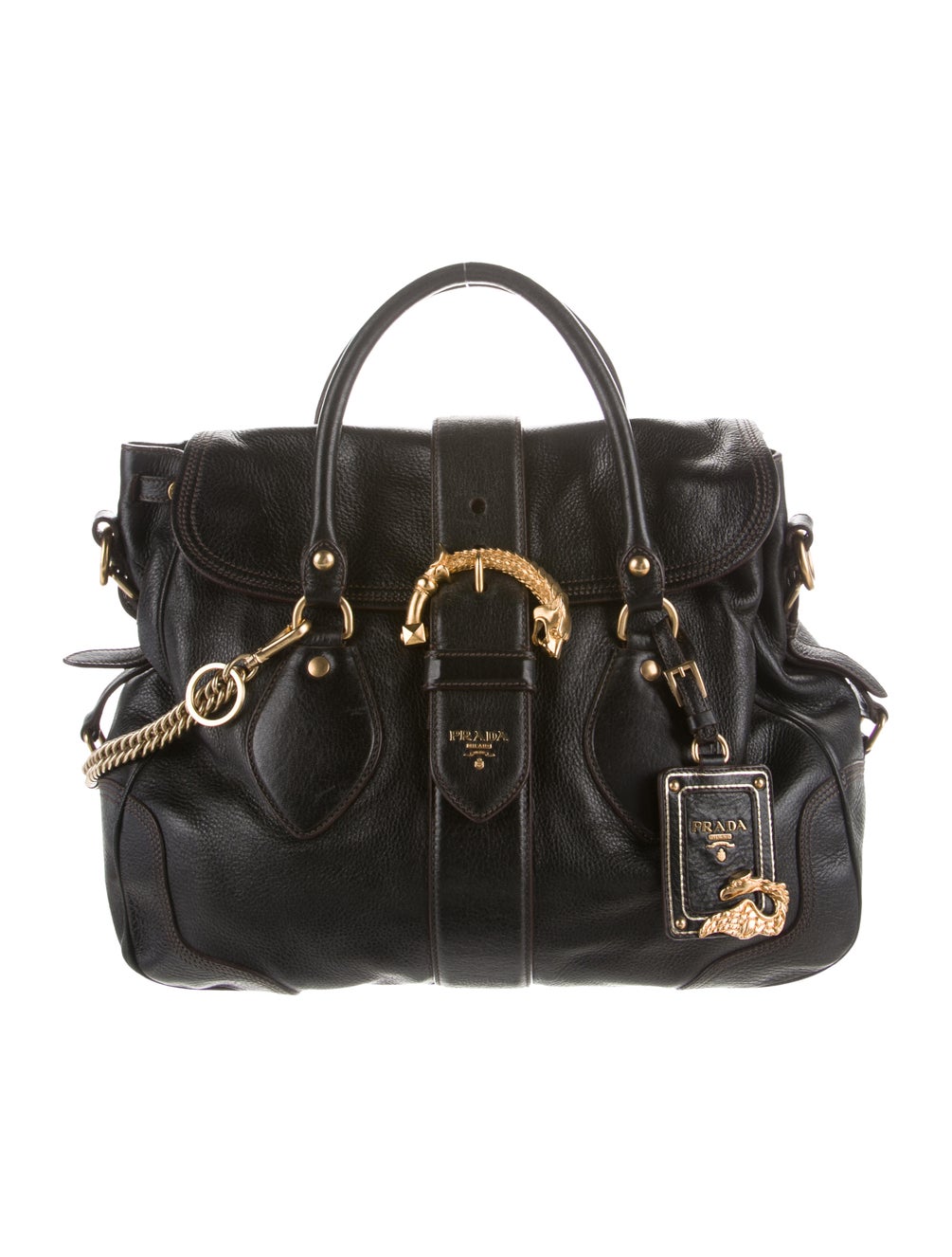 Prada Cervo Animalier Bag Handbags PRA330182 The RealReal