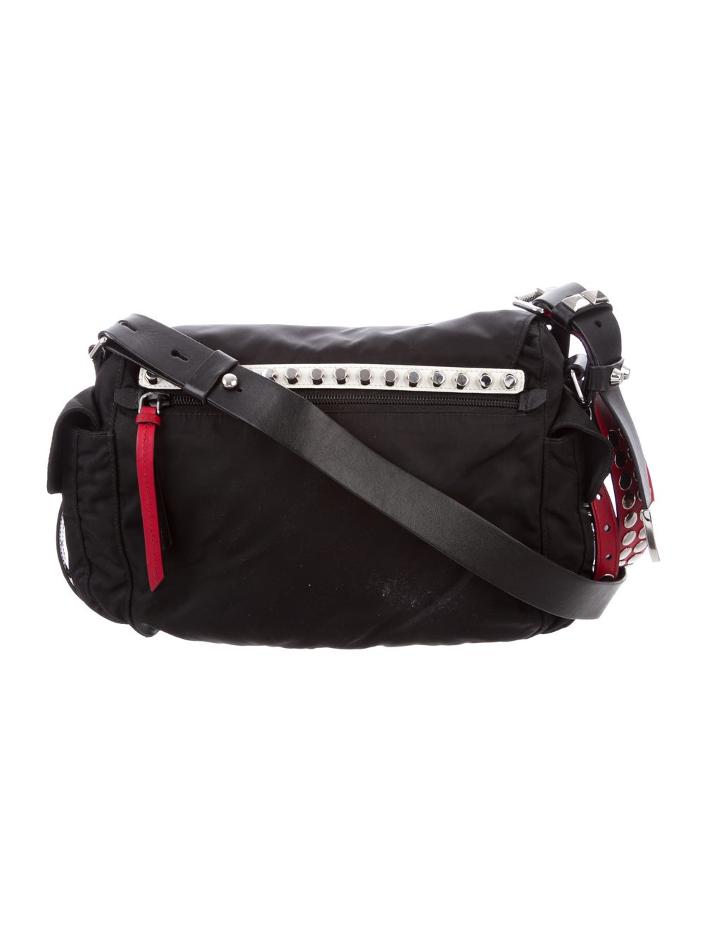 Prada 2018 New Vela Studded Messenger Bag Handbags PRA348738 The