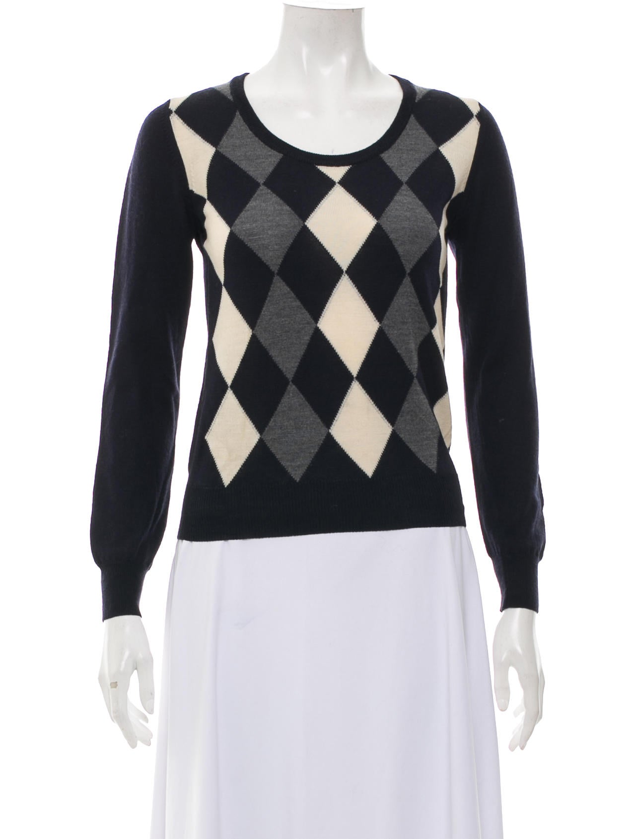 Prada Quilted Knit Sweater Clothing PRA357624 The RealReal