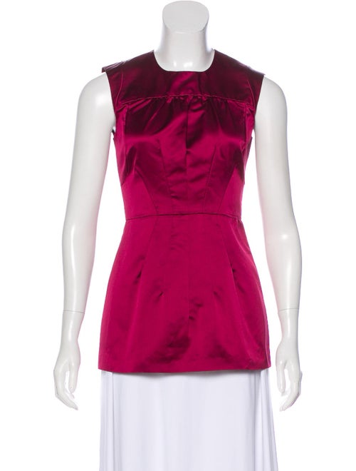 Prada Silk Sleeveless Blouse