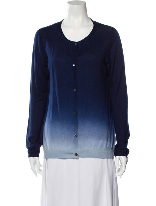 Prada Wool Tie-Dye Print Sweater Wool