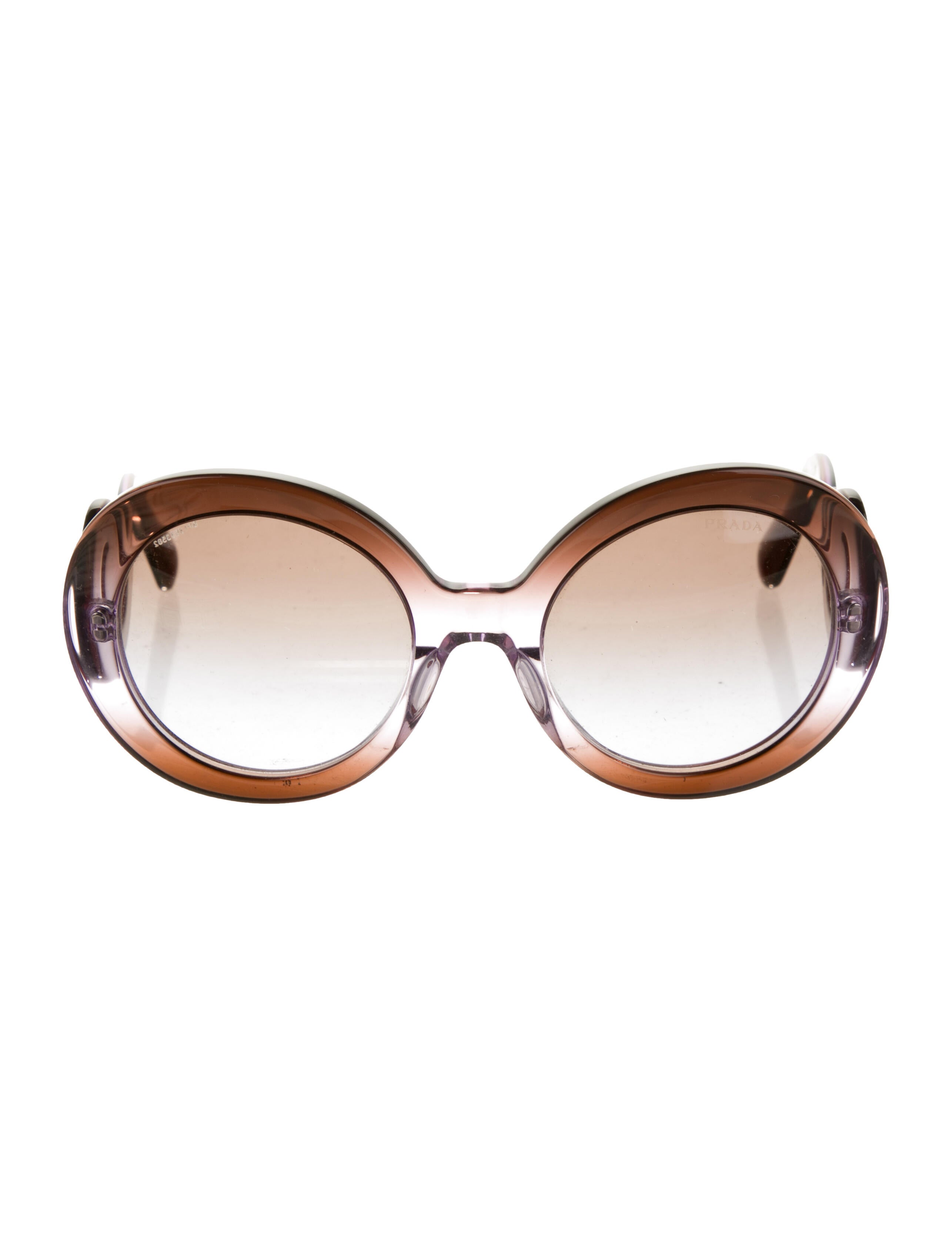 prada round catwalk sunglasses