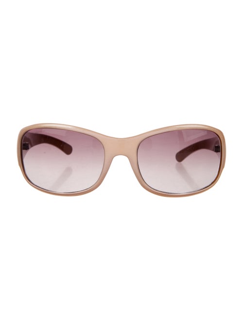 Prada Prada Tinted Wrap Sunglasses Champagne