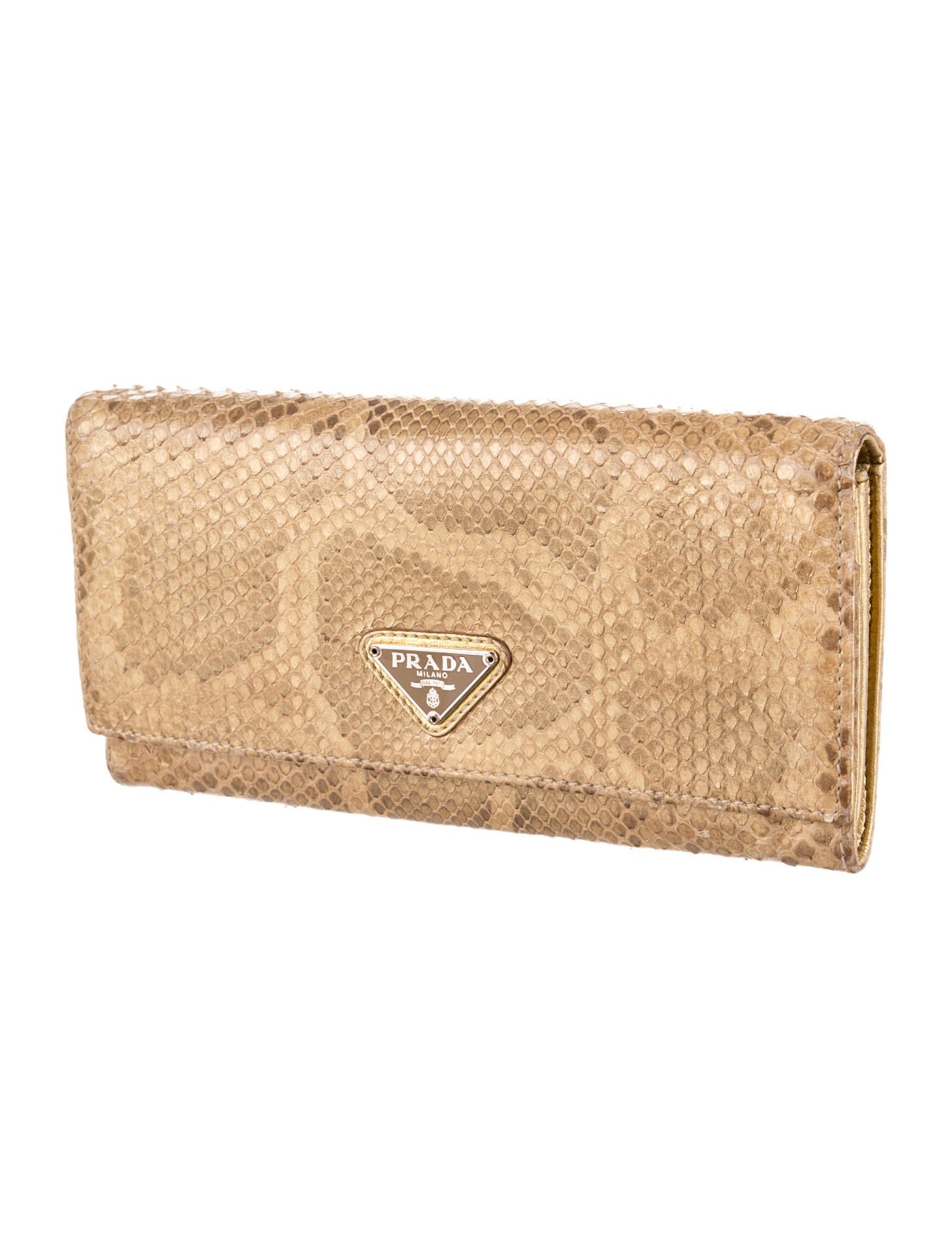 prada snakeskin wallet
