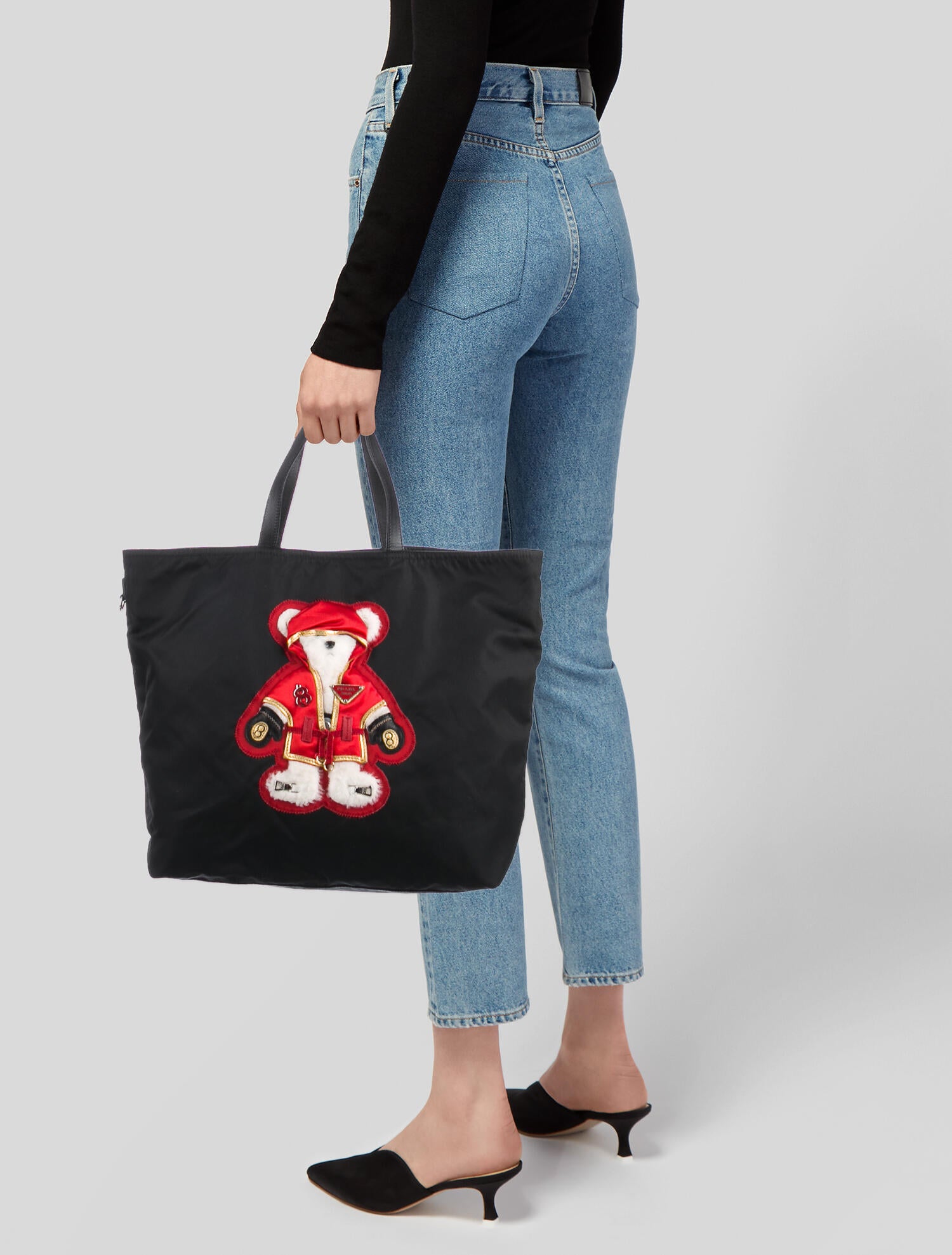 prada bear bag