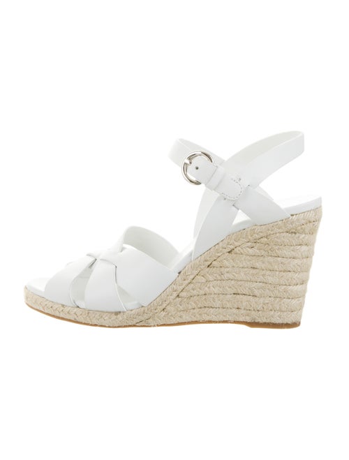 Prada Jute-Trimmed Espadrilles Leather Espadrilles