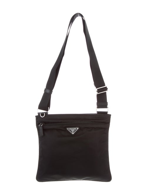 Prada Tessuto Messenger Bag Black