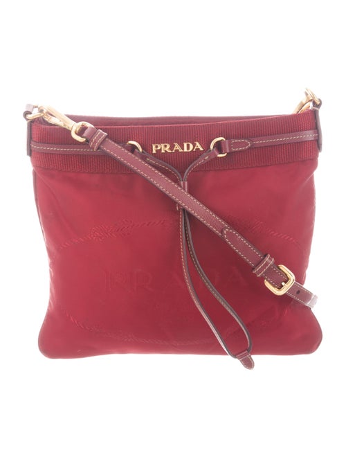 Prada Tessuto Shoulder Bag gold