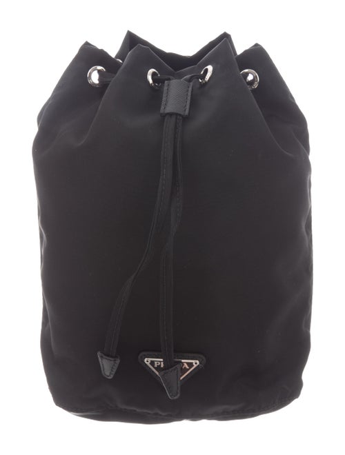 Prada Tessuto Drawstring Bag Black