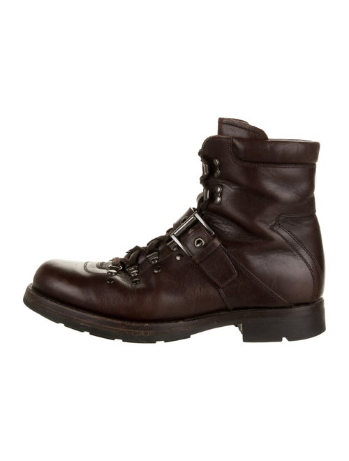 Prada Leather Ankle Boots