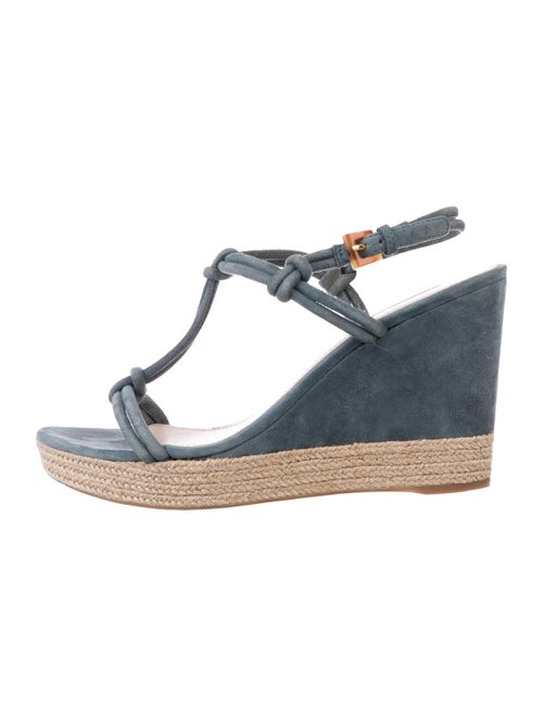 Prada Suede Espadrilles Blue