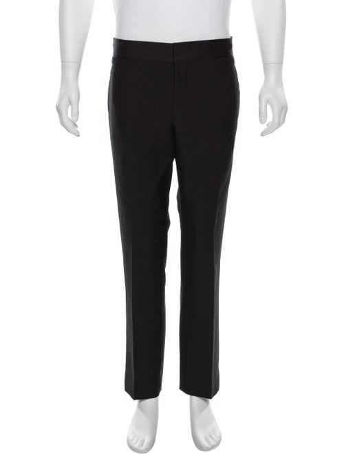Prada Satin-Trimmed Tuxedo Pants black