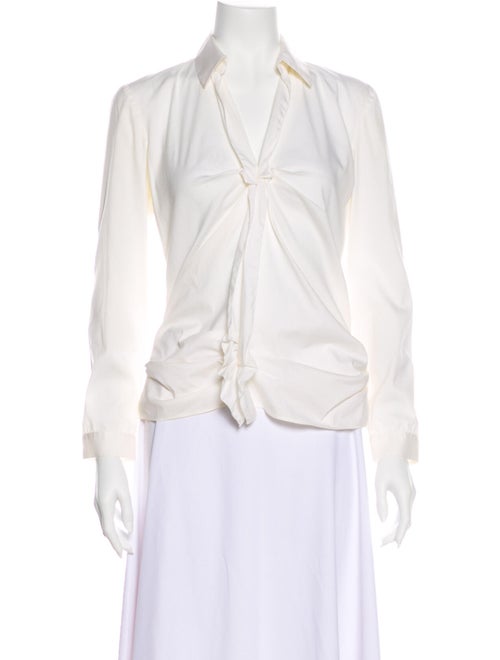 Prada Long Sleeve Blouse
