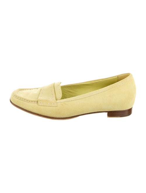 Prada Suede Loafers Green
