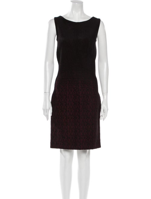 Prada Animal Print Knee-Length Dress