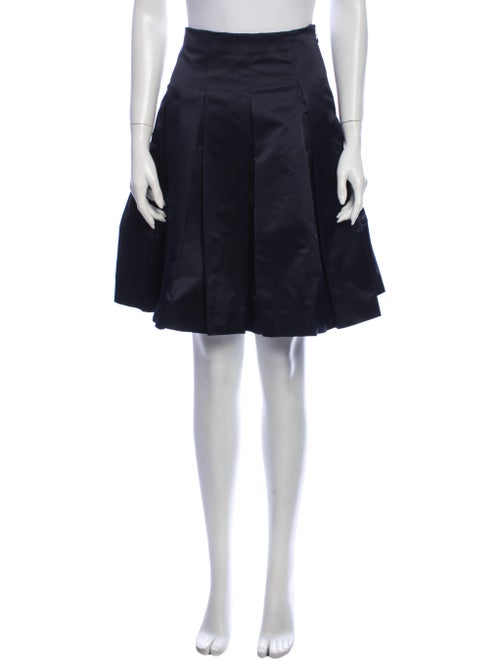 Prada Silk Pleated Skirt