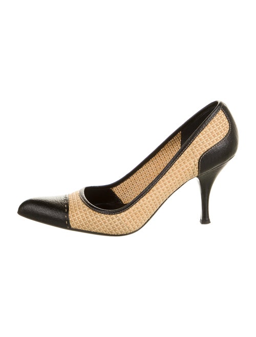 Prada Raffia Pumps