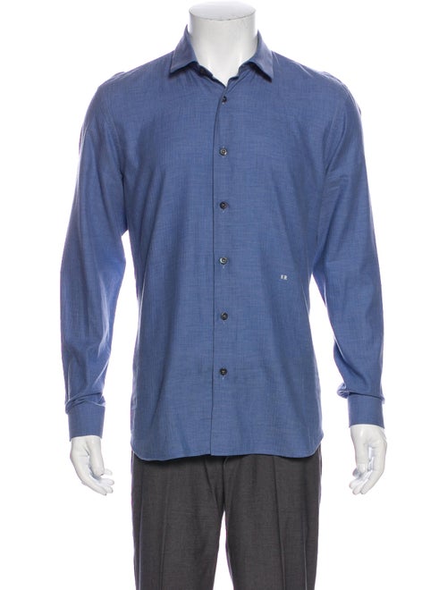 Prada Woven Dress Shirt