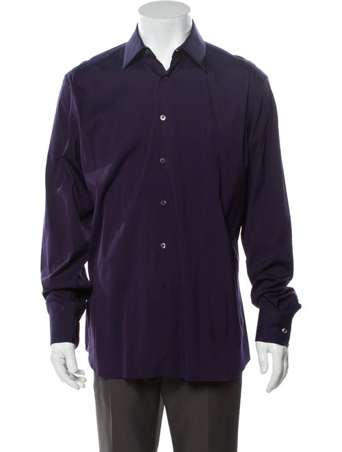 Prada Woven Button-Up Shirt