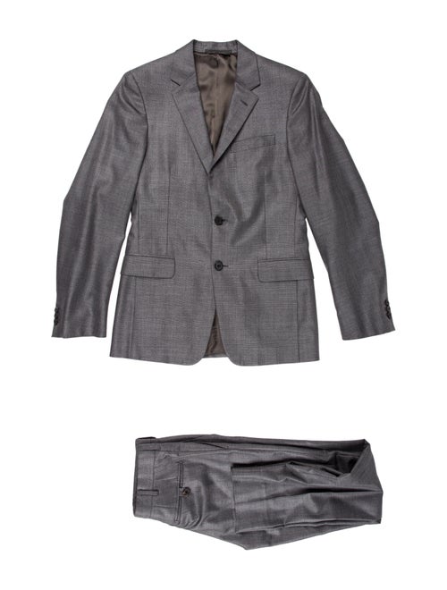Prada Wool-Blend Two-Piece Suit grey
