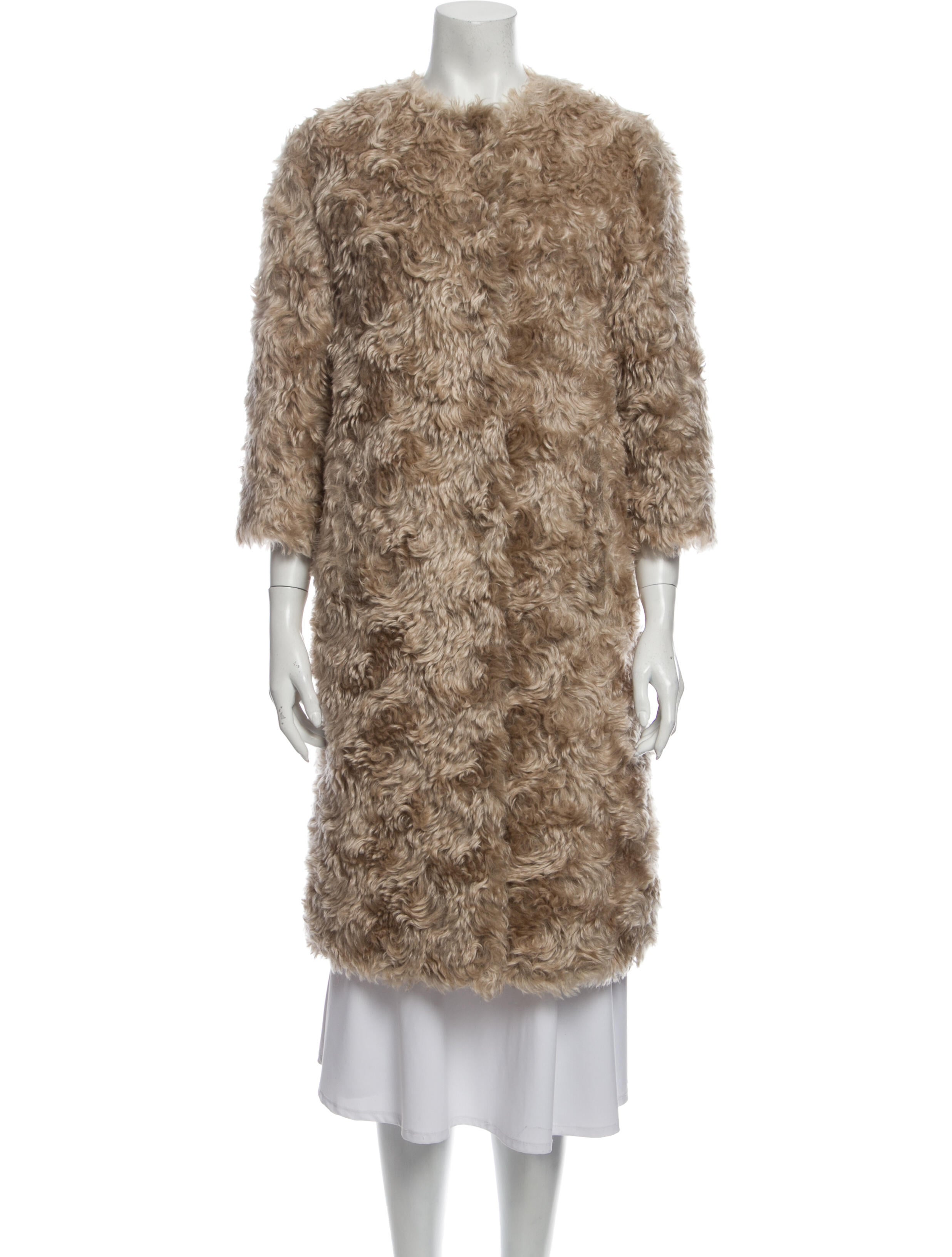 PRADA 2007FW real fur mohairscarf