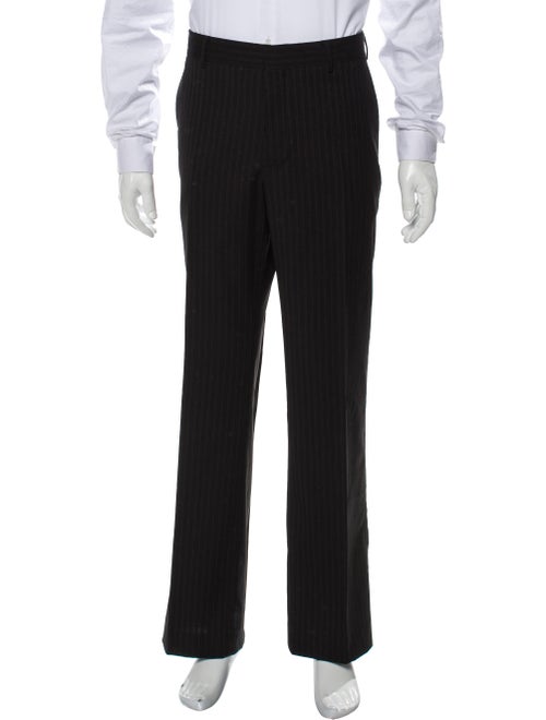 Prada Striped Dress Pants Blue