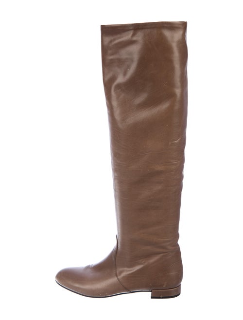 Prada Leather Riding Boots