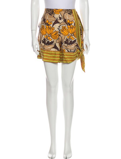 Prada Silk Mini Shorts