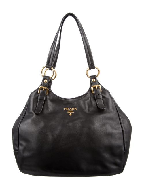 Prada Soft Calf Hobo Noir