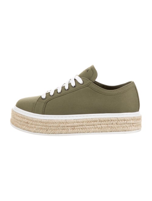 Prada Espadrille Sneakers Green