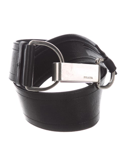 Prada Leather Hip Belt Black