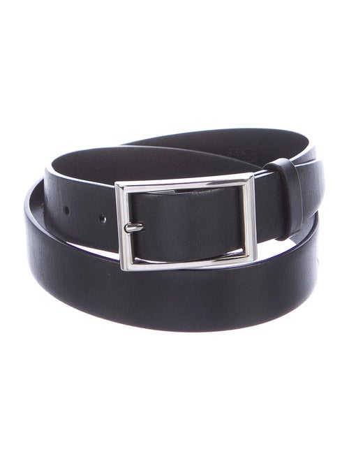 Prada Leather Buckle Belt black