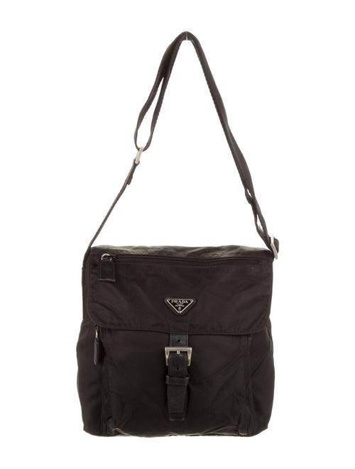 Prada Tessuto Messenger Bag Nero