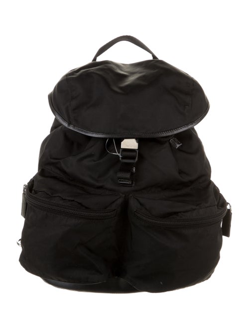 Prada Nylon Tessuto Backpack Black