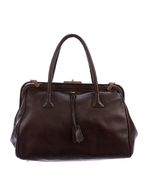 Prada Vitello Frame Bag gold