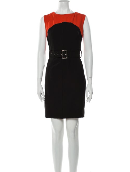 Prada Silk Mini Dress Black
