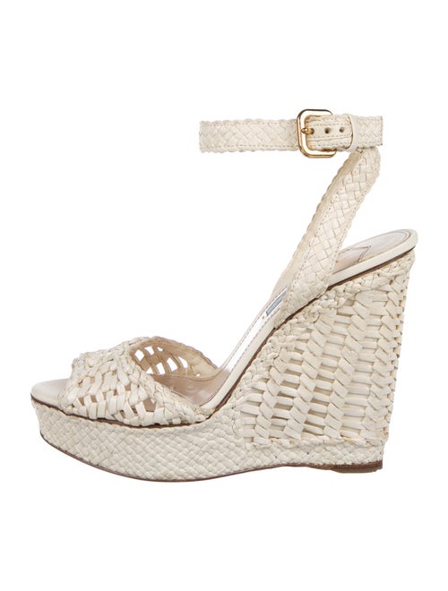 Prada Leather Espadrilles
