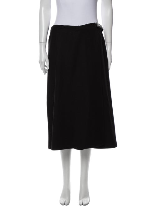 Prada Wool Knee-Length Skirt Wool