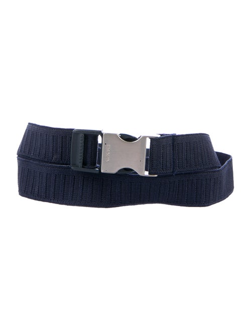 Prada Elastic Waist Belt Navy